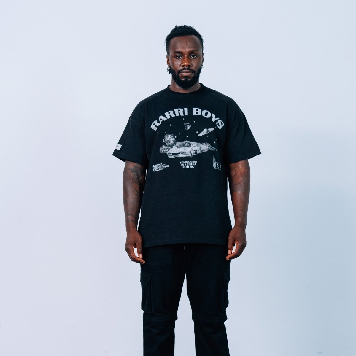 RARRI BOYS®LIMITED T - SHIRT BLACK ''CINEMA''