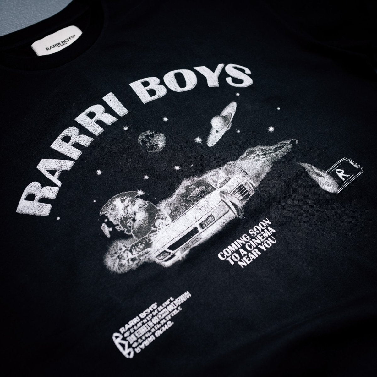 RARRI BOYS®LIMITED T - SHIRT BLACK ''CINEMA''