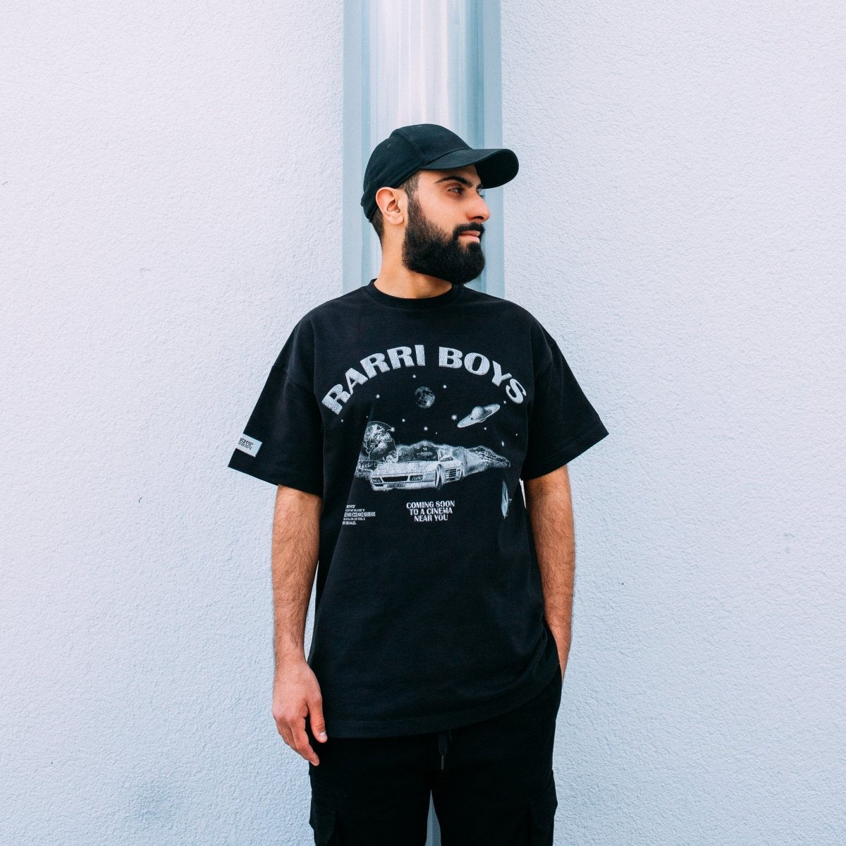 RARRI BOYS®LIMITED T - SHIRT BLACK ''CINEMA''