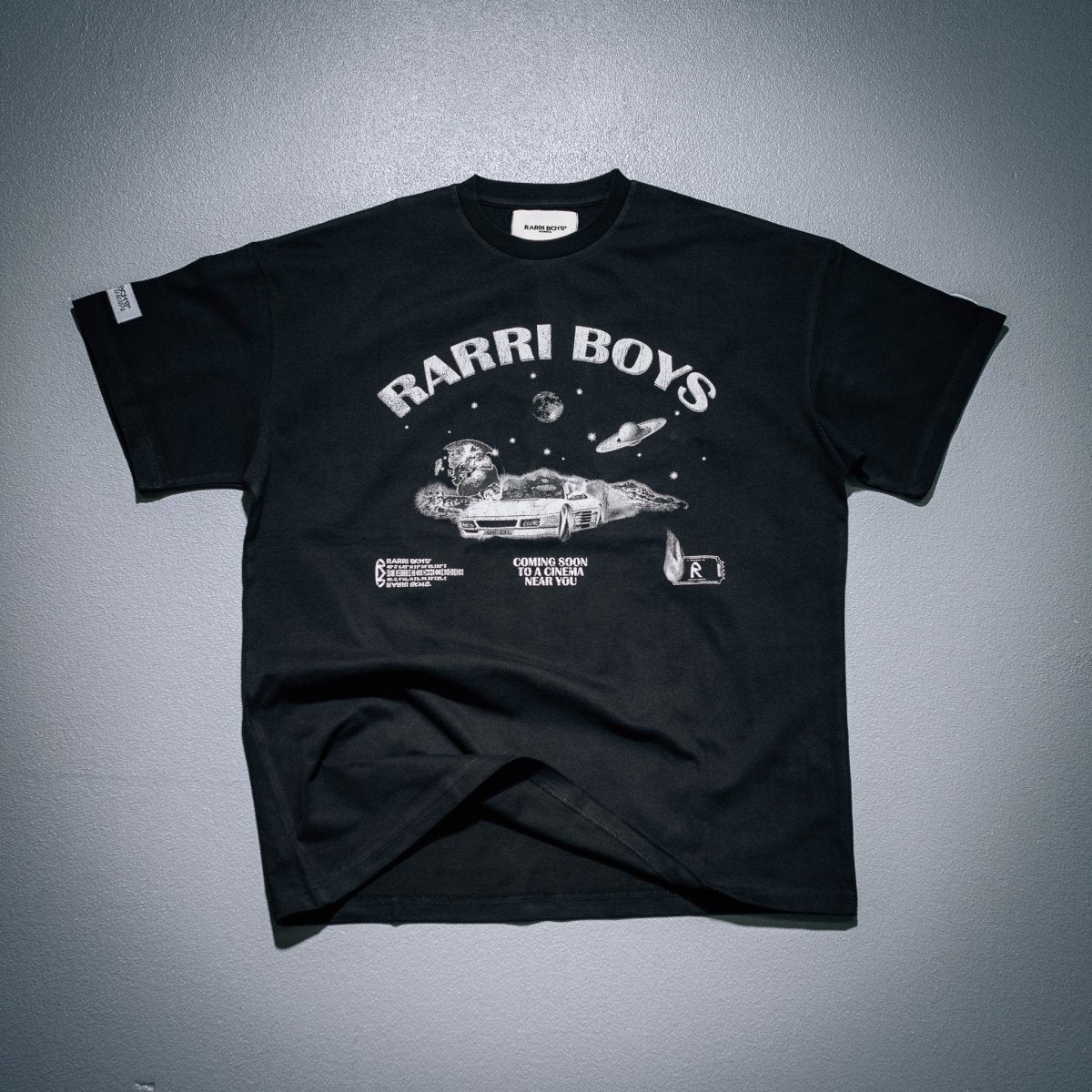 RARRI BOYS®LIMITED T - SHIRT BLACK ''CINEMA''