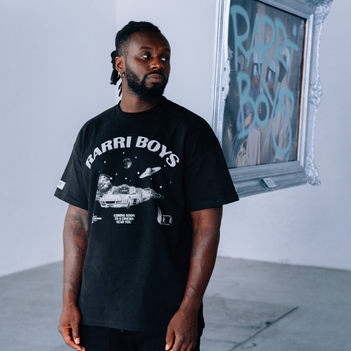 RARRI BOYS®LIMITED T - SHIRT BLACK ''CINEMA''