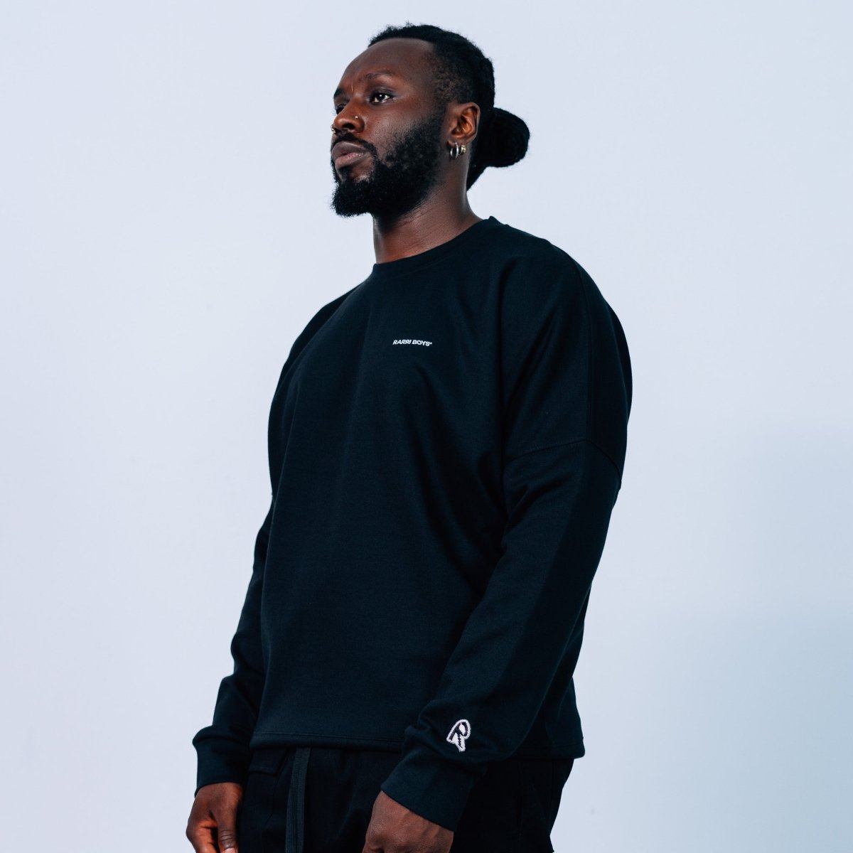 RARRI BOYS®BASIC SWEATSHIRT BLACK