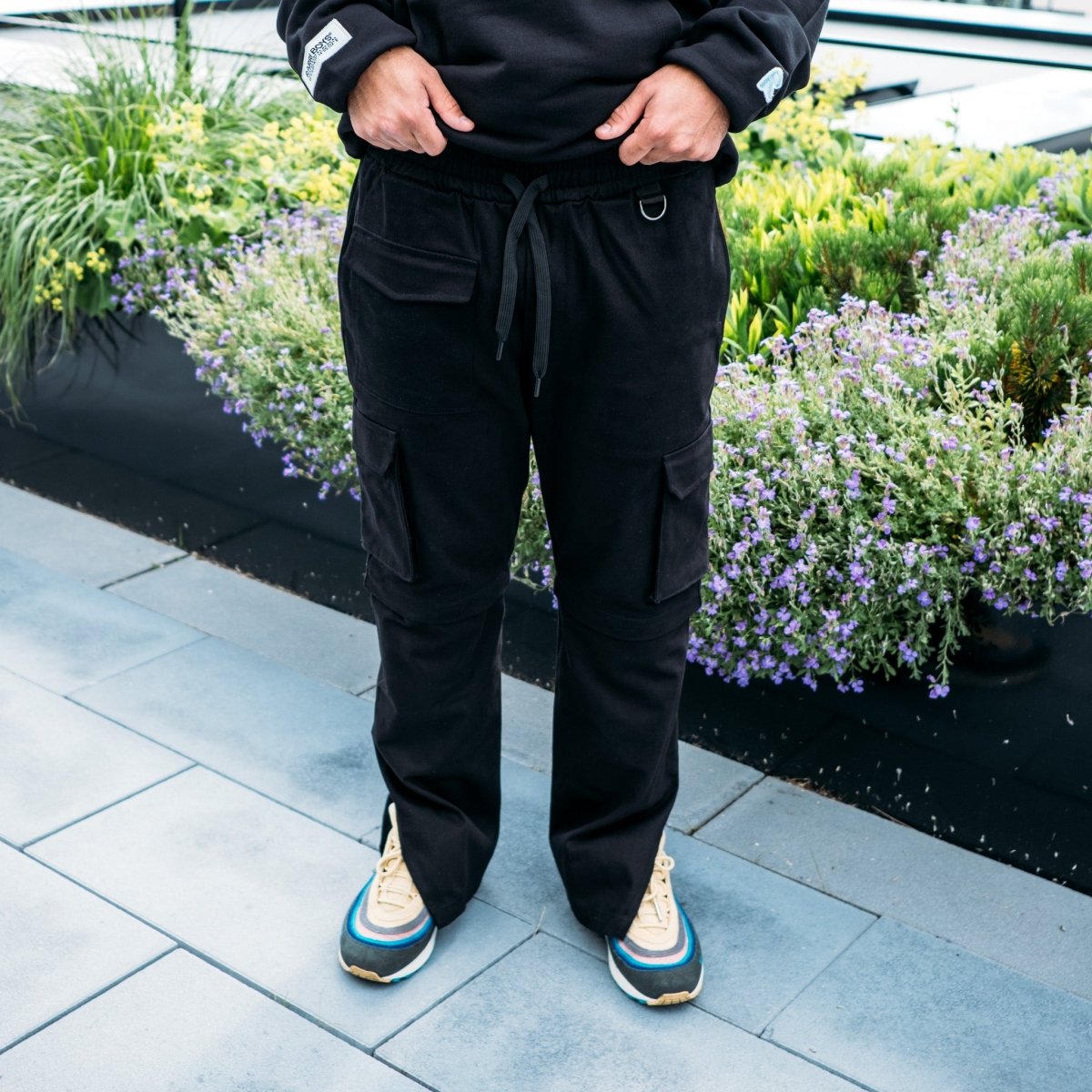 RARRI BOYS®LIMITED CARGOPANTS BLACK ''2 IN 1''