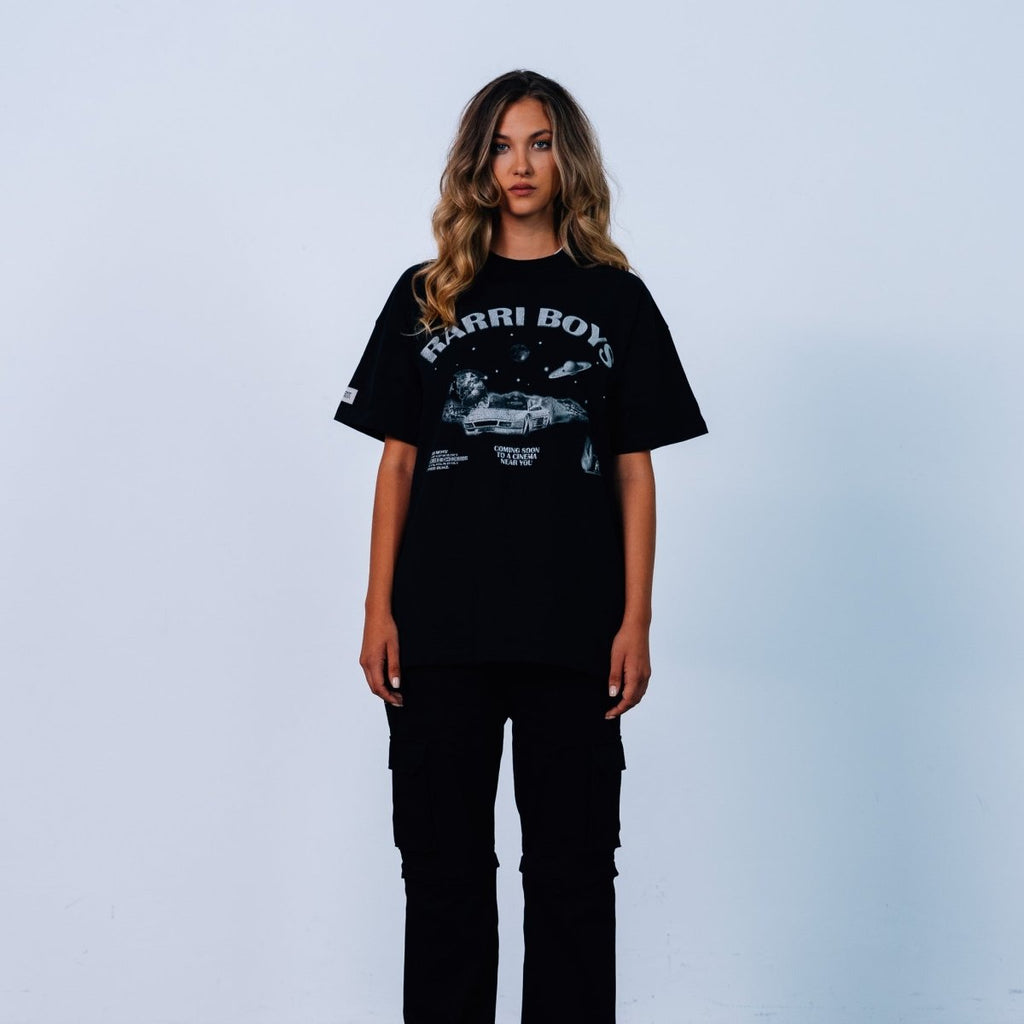 RARRI BOYS®LIMITED T - SHIRT BLACK ''CINEMA''