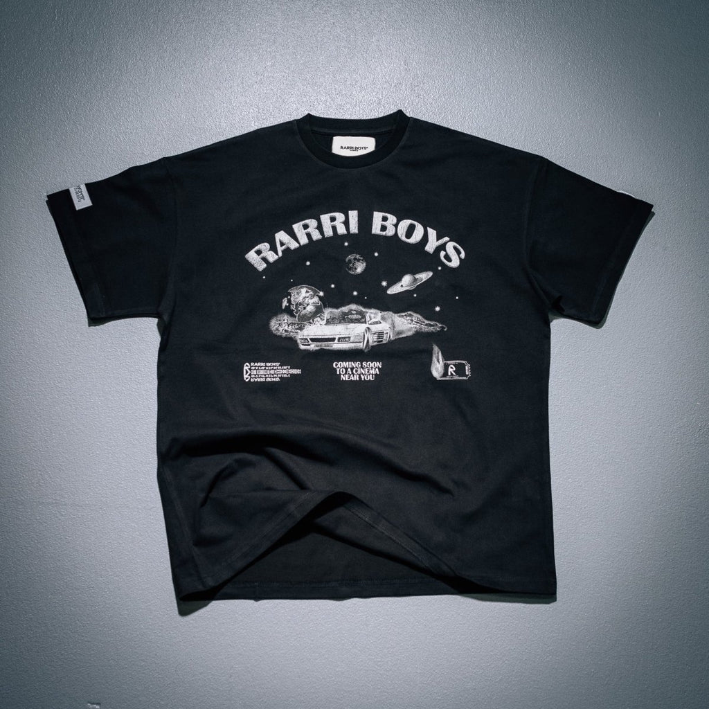 RARRI BOYS®LIMITED T - SHIRT BLACK ''CINEMA''