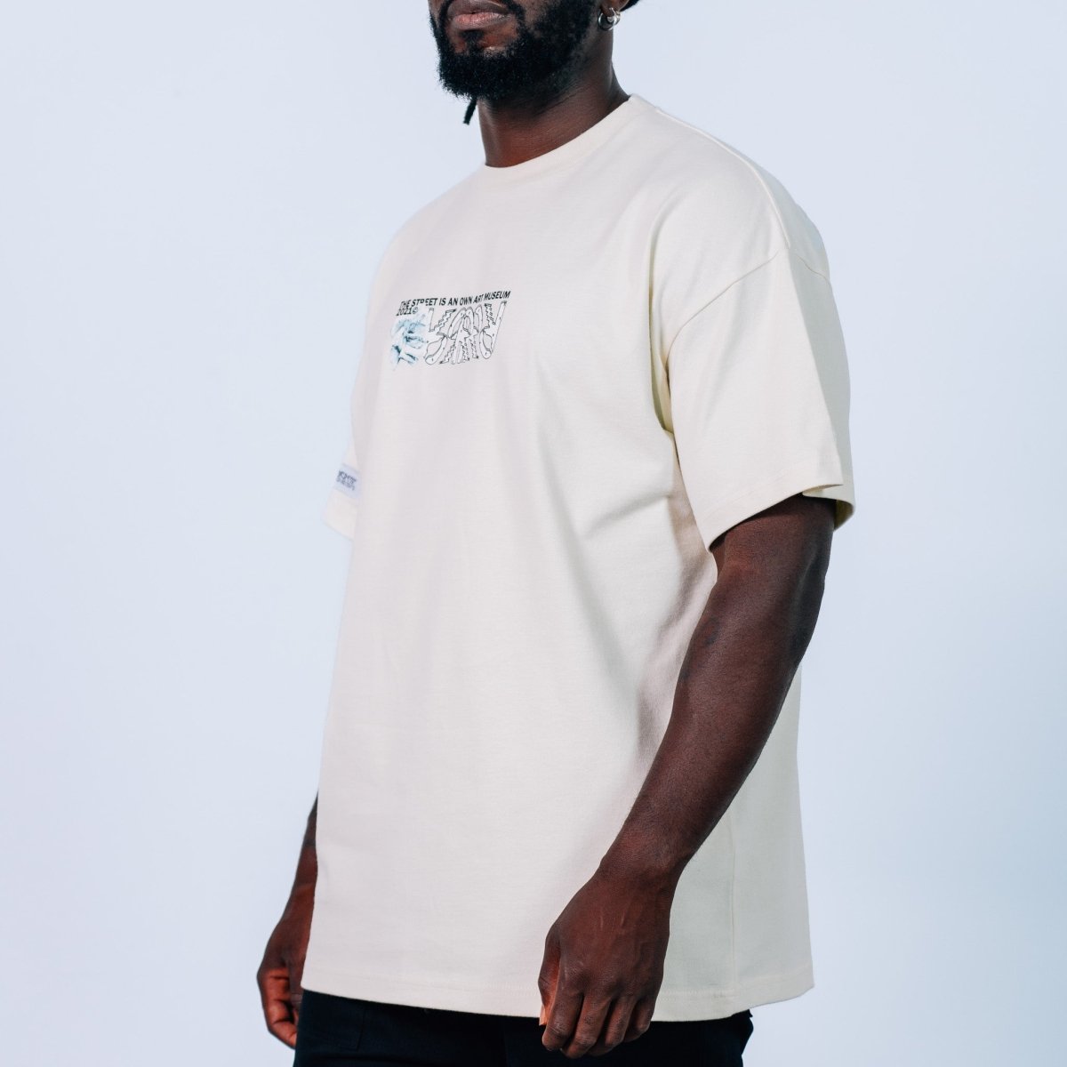 RARRI BOYS®LIMITED T - SHIRT CREAM ''FLOWER''