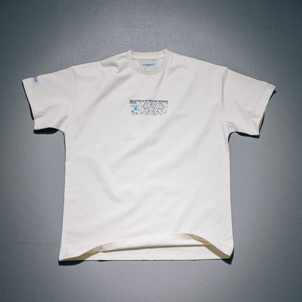 RARRI BOYS®LIMITED T - SHIRT CREAM ''FLOWER''