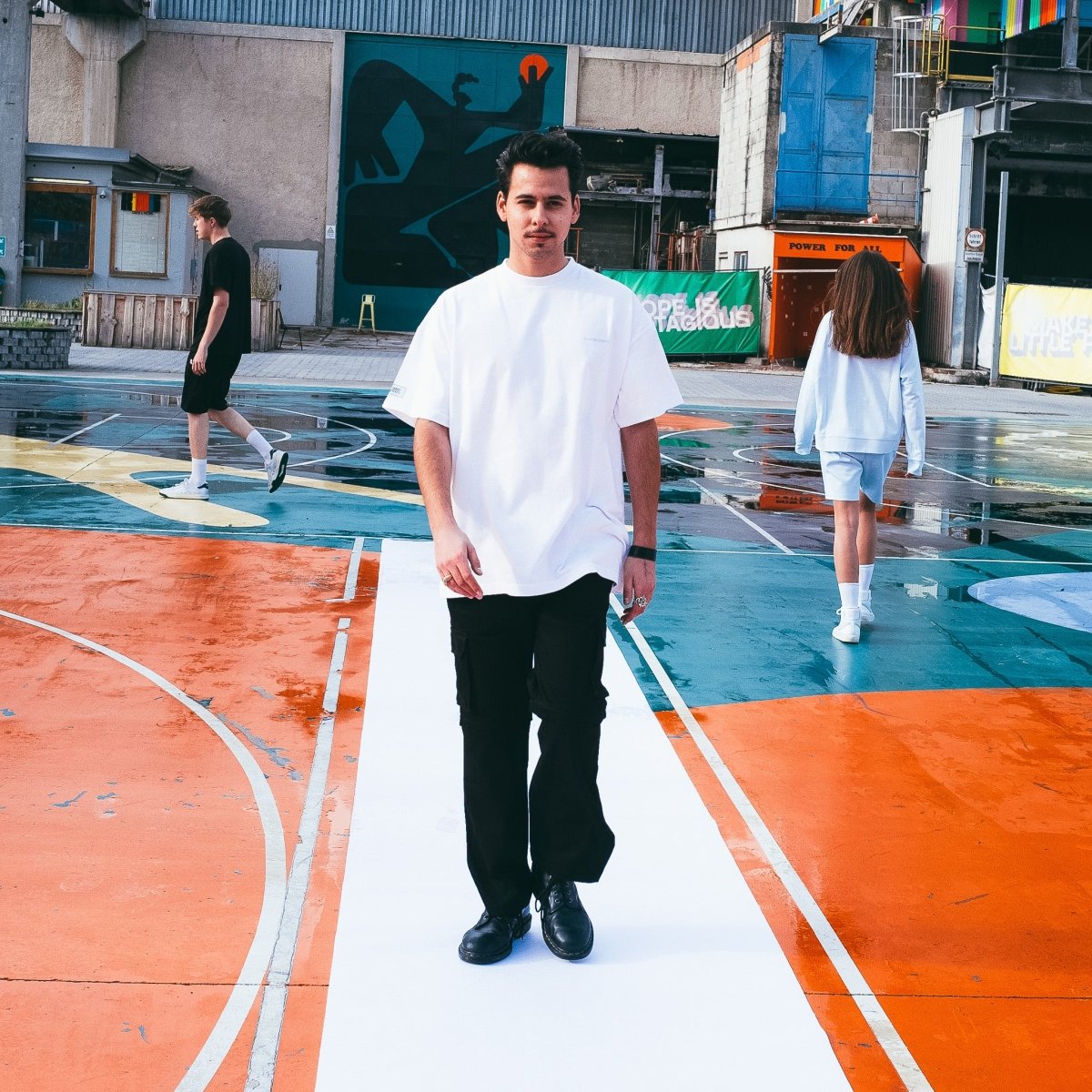 RARRI BOYS®LIMITED T - SHIRT WHITE ''BASKETBALL''